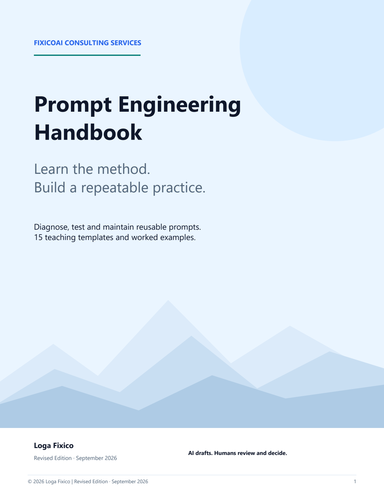 Prompt Engineering Handbook cover