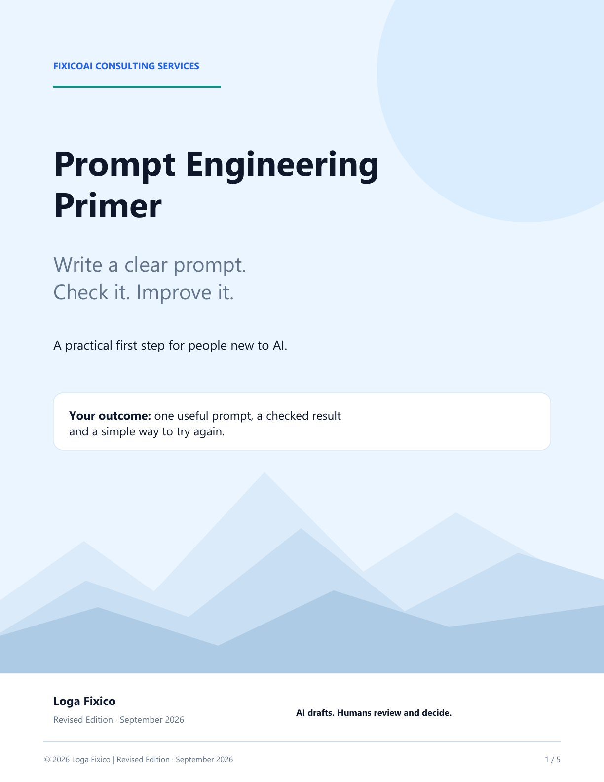 Prompt Engineering Primer cover